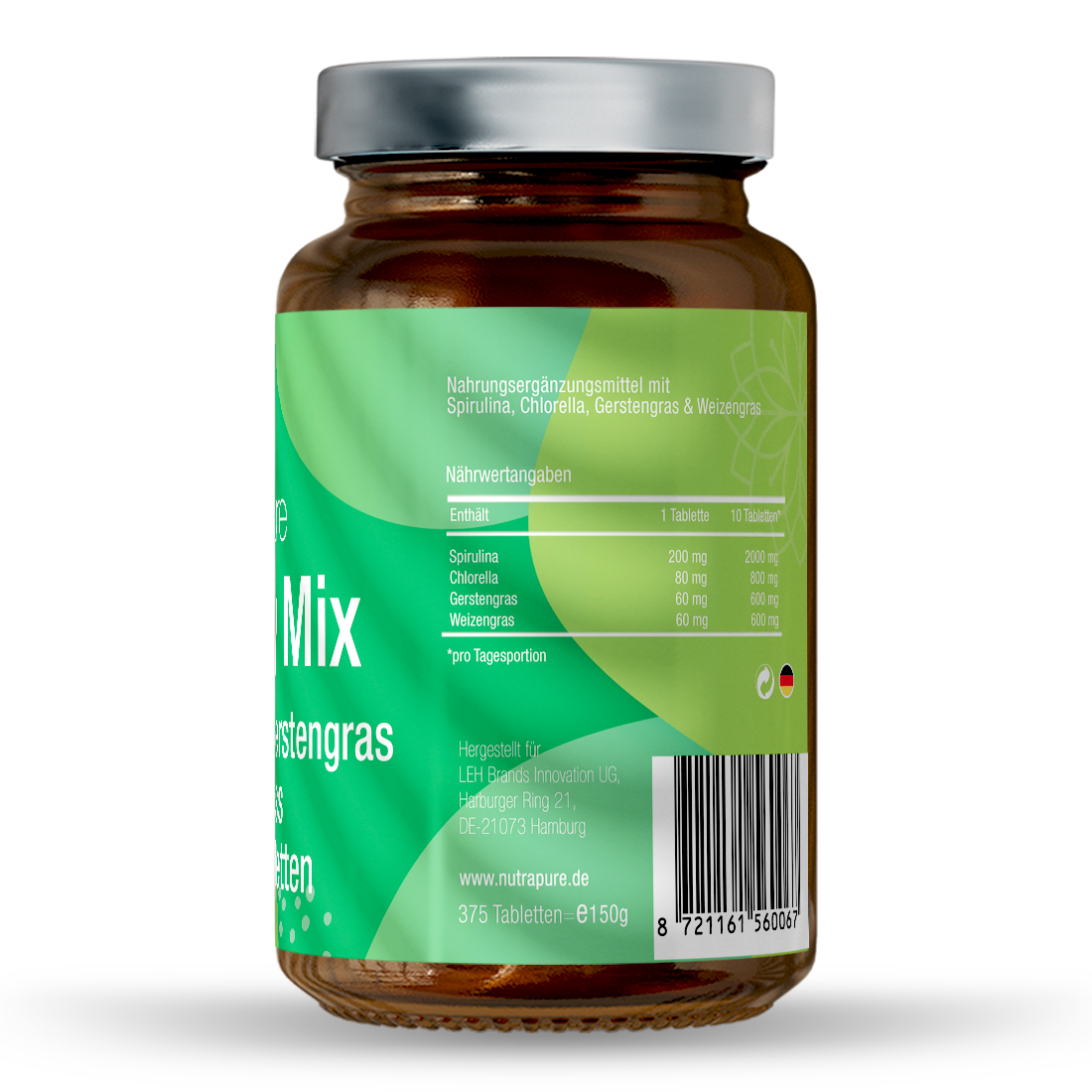 Bio Daily, 375 vegane Tabletten